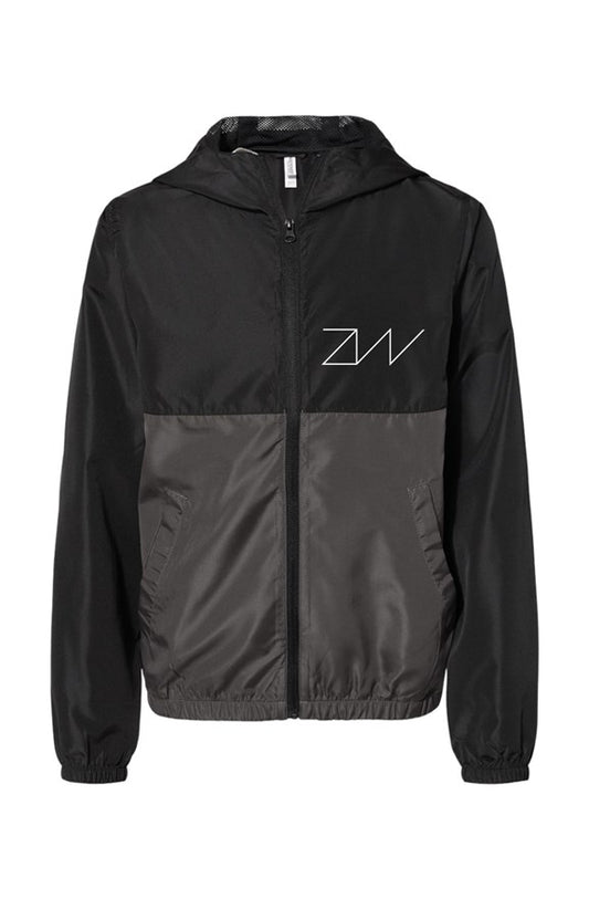 'ZW' DUAL TONE WINDBREAKER JACKET- DARK