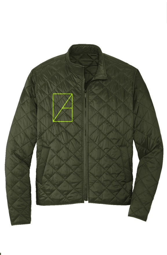 'ZA' (green) QUILTED JACKET- GREEN