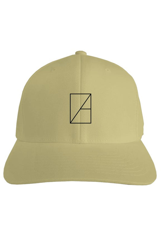 'ZA' FITTED BASEBALL CAP-KHAKI