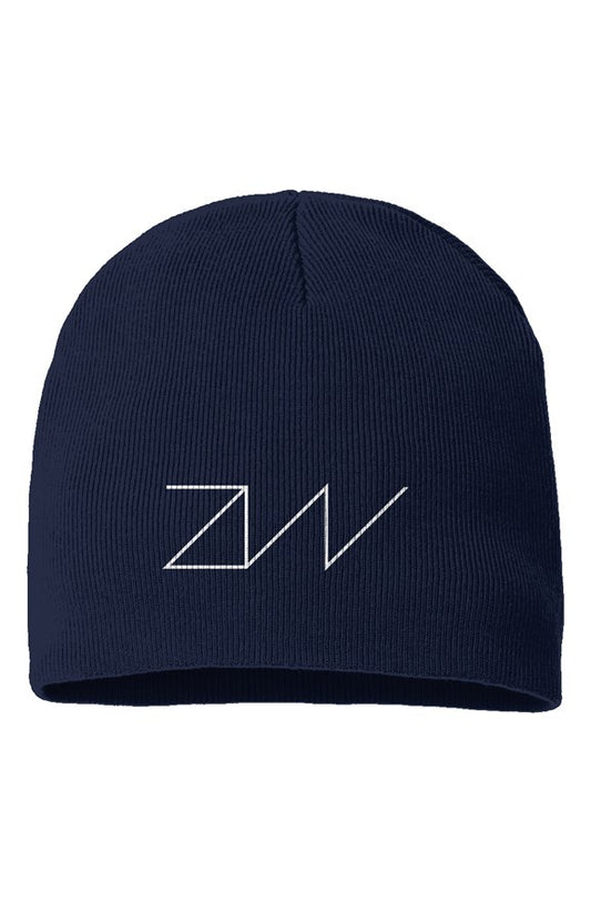 'ZW' BEANIE- NAVY