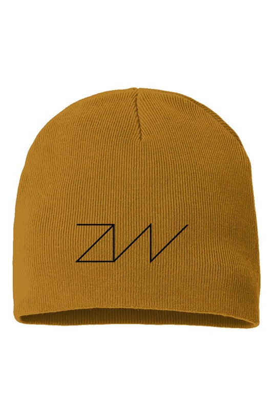 'ZW' BEANIE- MUSTARD