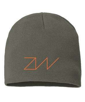 'ZW' BEANIE- OLIVE