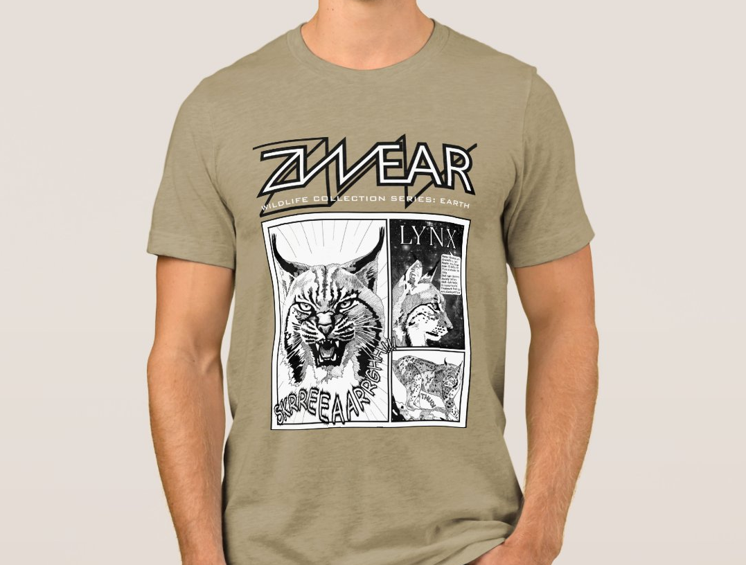 LYNX- WILDLIFE Collection series- Tshirt