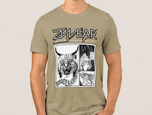 LYNX- WILDLIFE Collection series- Tshirt