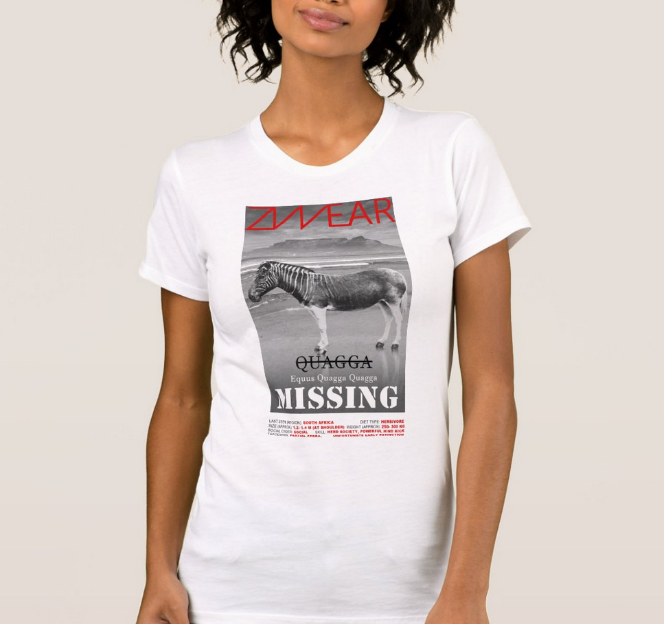 Quagga- EXTinct Series- Tshirt