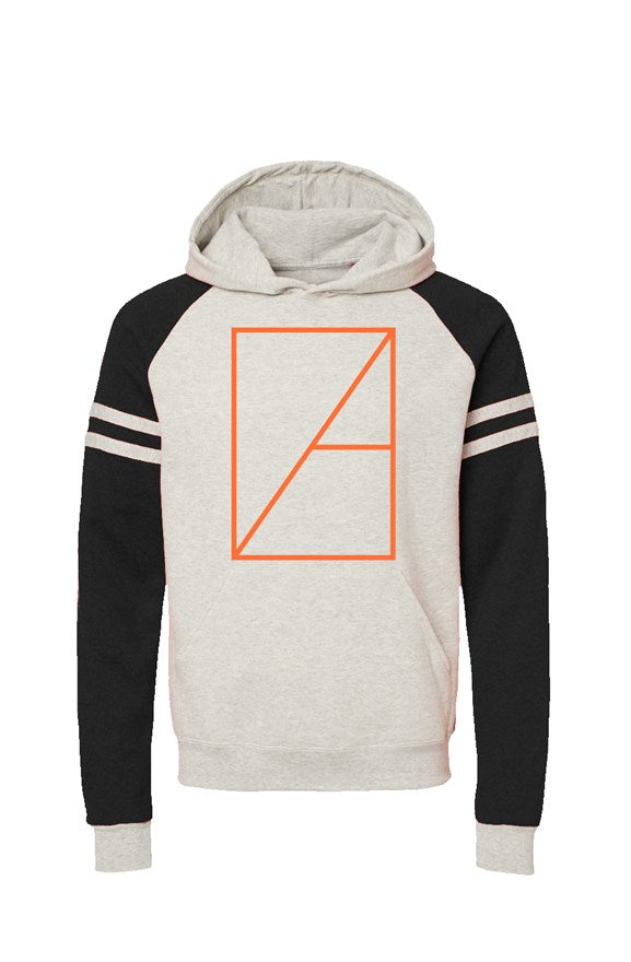 ZA Logo - Varsity Raglan Hoodie (orange/black)