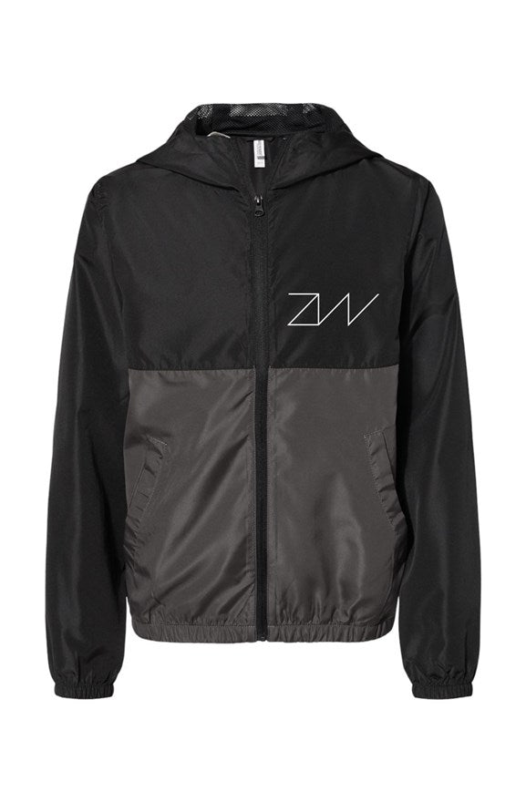 ZW Logo - Lightweight Windbreaker Jacket (black/gr