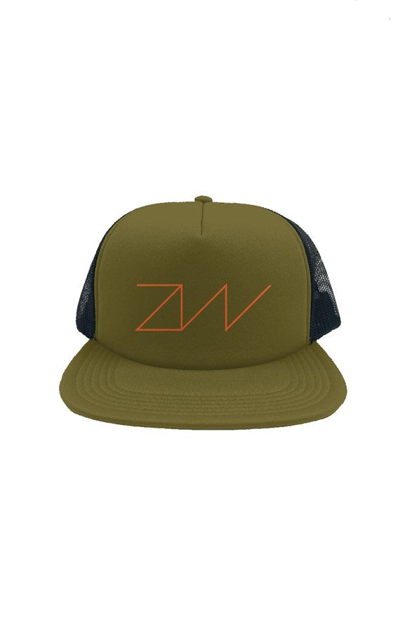 ZW - Foam Front Trucker Cap (olive)